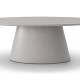 Tavamo Dining Table - Oval - Matte Beige