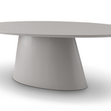 Tavamo Dining Table - Oval - Matte Beige