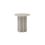 Moon Side Table - Matte Beige