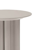 Moon Side Table - Matte Beige