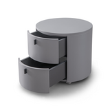 Sims Bedside -  Matte Grey