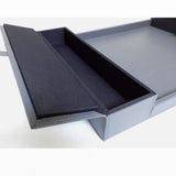 Shangri La Tray Grey Leather