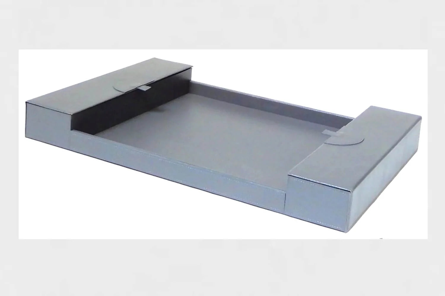 Shangri La Tray Grey Leather