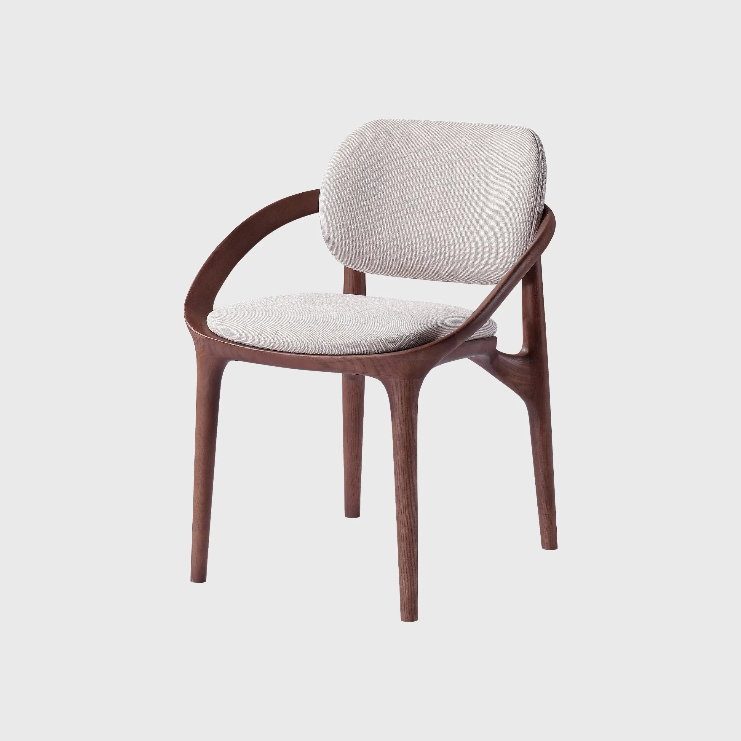 Wave Walnut Dining Chair