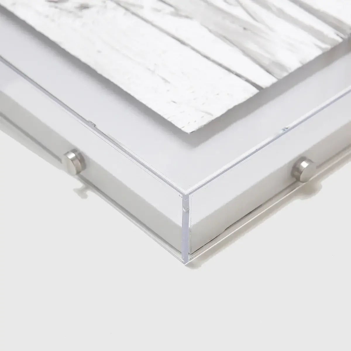 Silver Forest Large Wall Paper Art