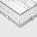 Silver Forest Large Wall Paper Art