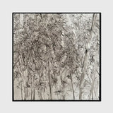 Silver Forest Small Wall Paper Art