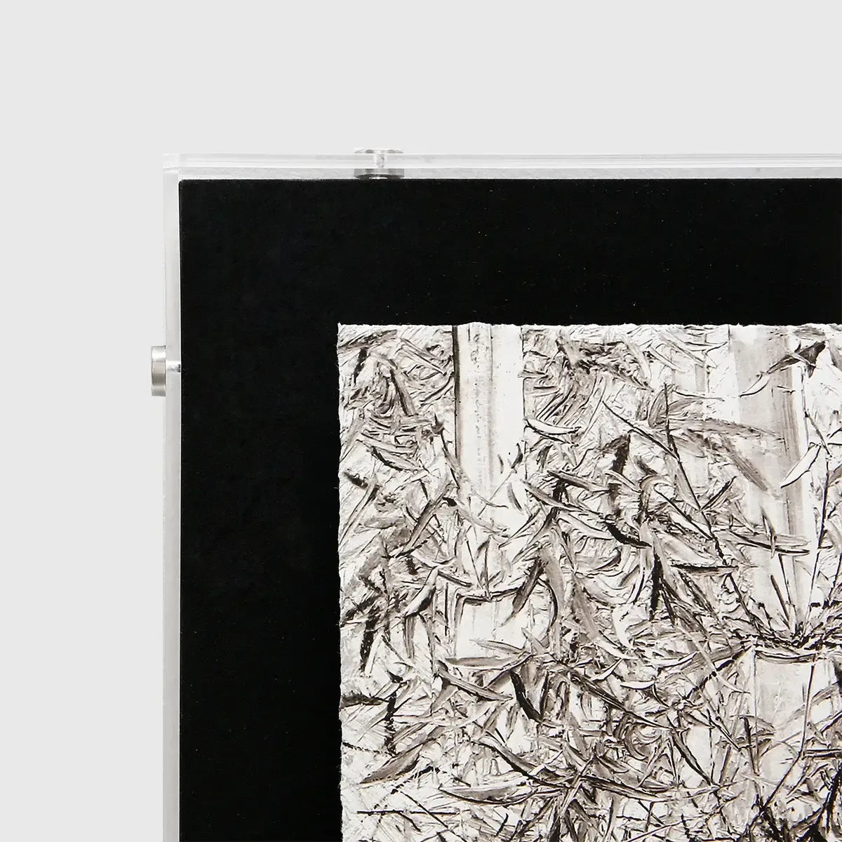 Silver Forest Small Wall Paper Art