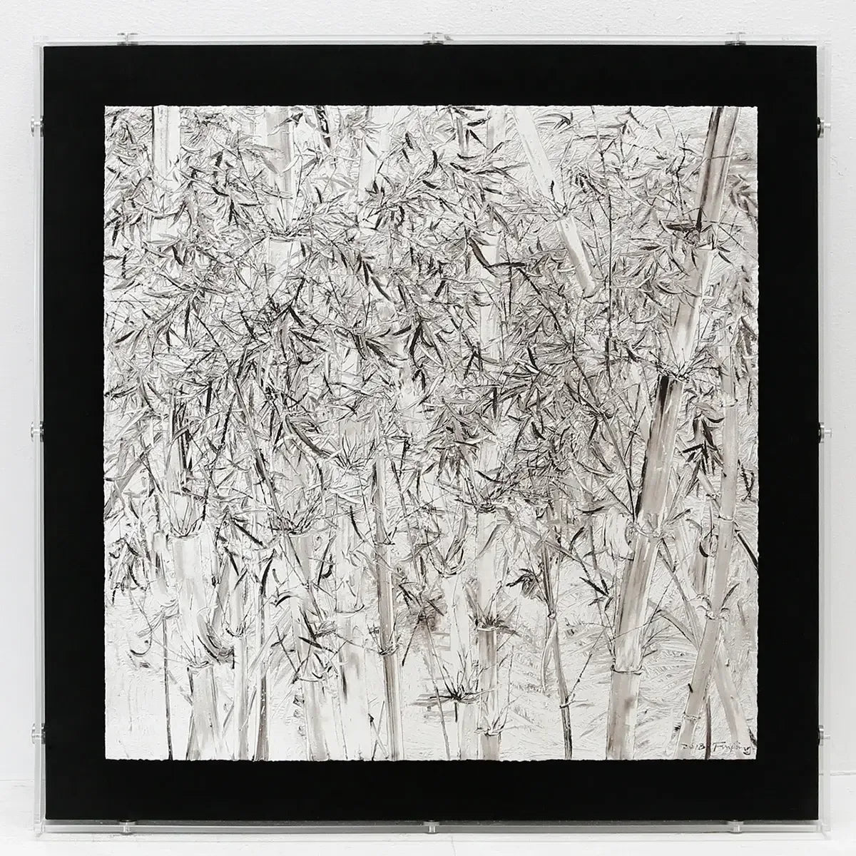 Silver Forest Small Wall Paper Art