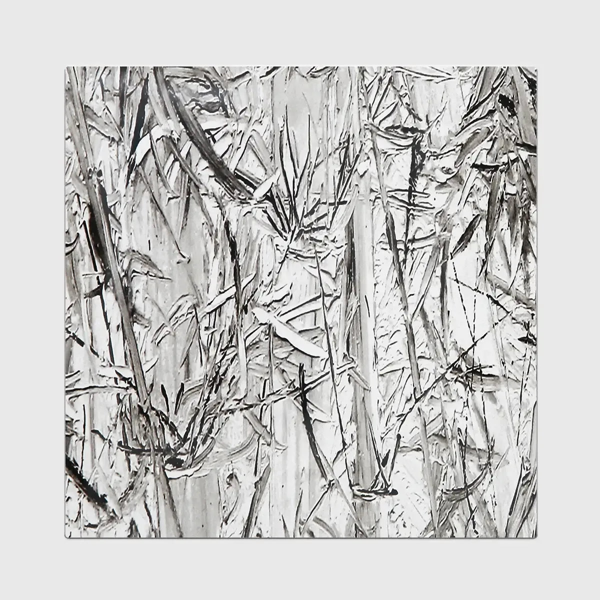 Silver Forest Small Wall Paper Art