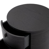 Sims Bedside Table - Smoak Oak