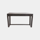 Slim Jim Desk Black Woven Leather