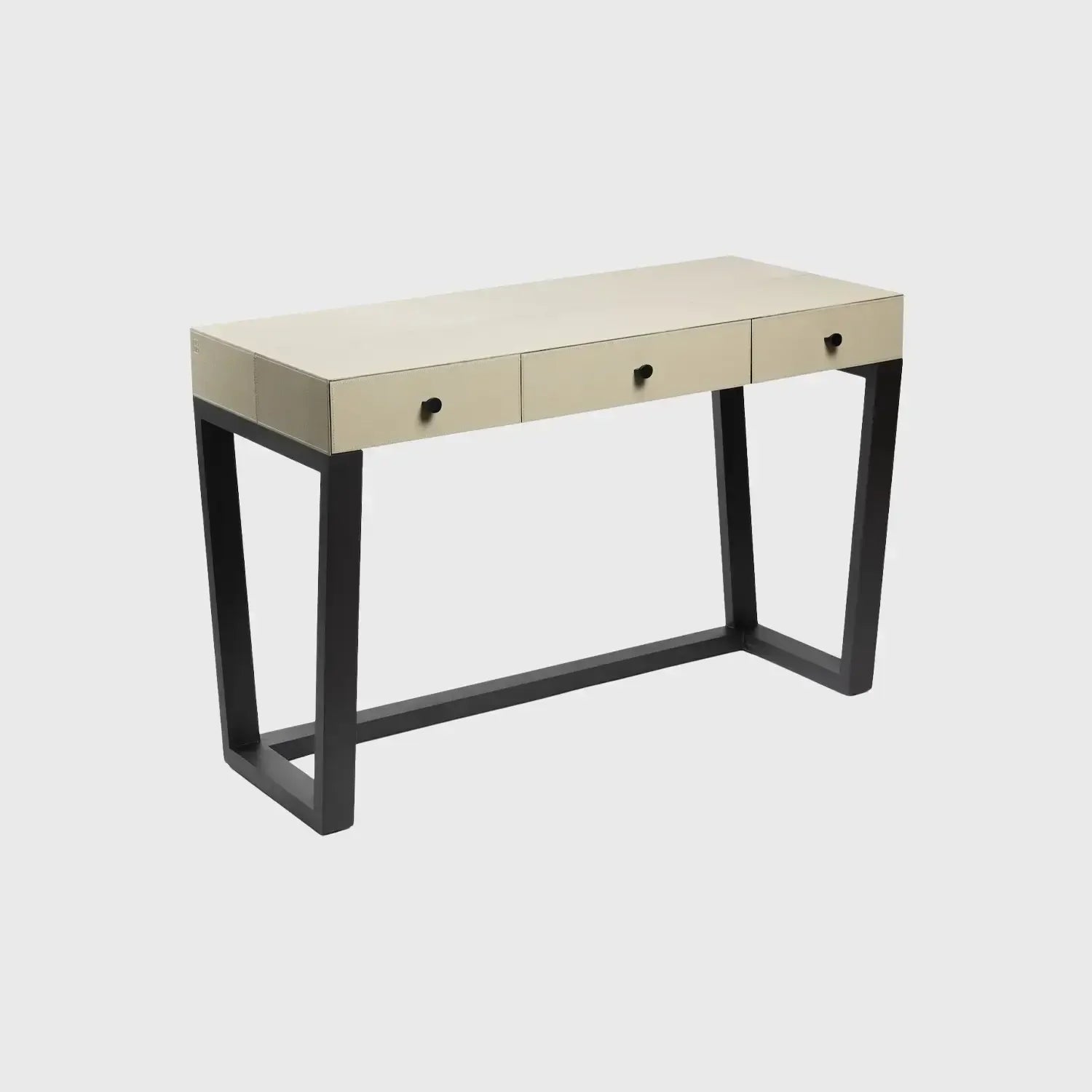 Slim Jim Desk French Grey Leather