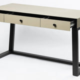 Slim Jim Desk French Grey Leather