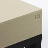 Slim Jim Desk French Grey Leather