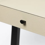 Slim Jim Desk French Grey Leather