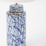 Speckle Ceramic Lamp Blue