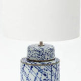 Speckle Ceramic Lamp Blue