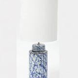 Speckle Ceramic Lamp Blue