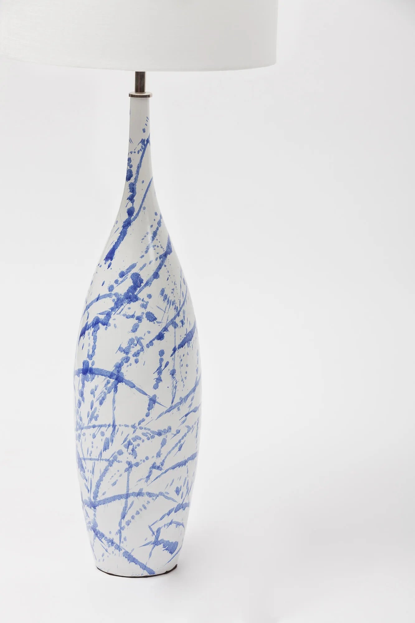 Splash Ceramic Lamp Blue