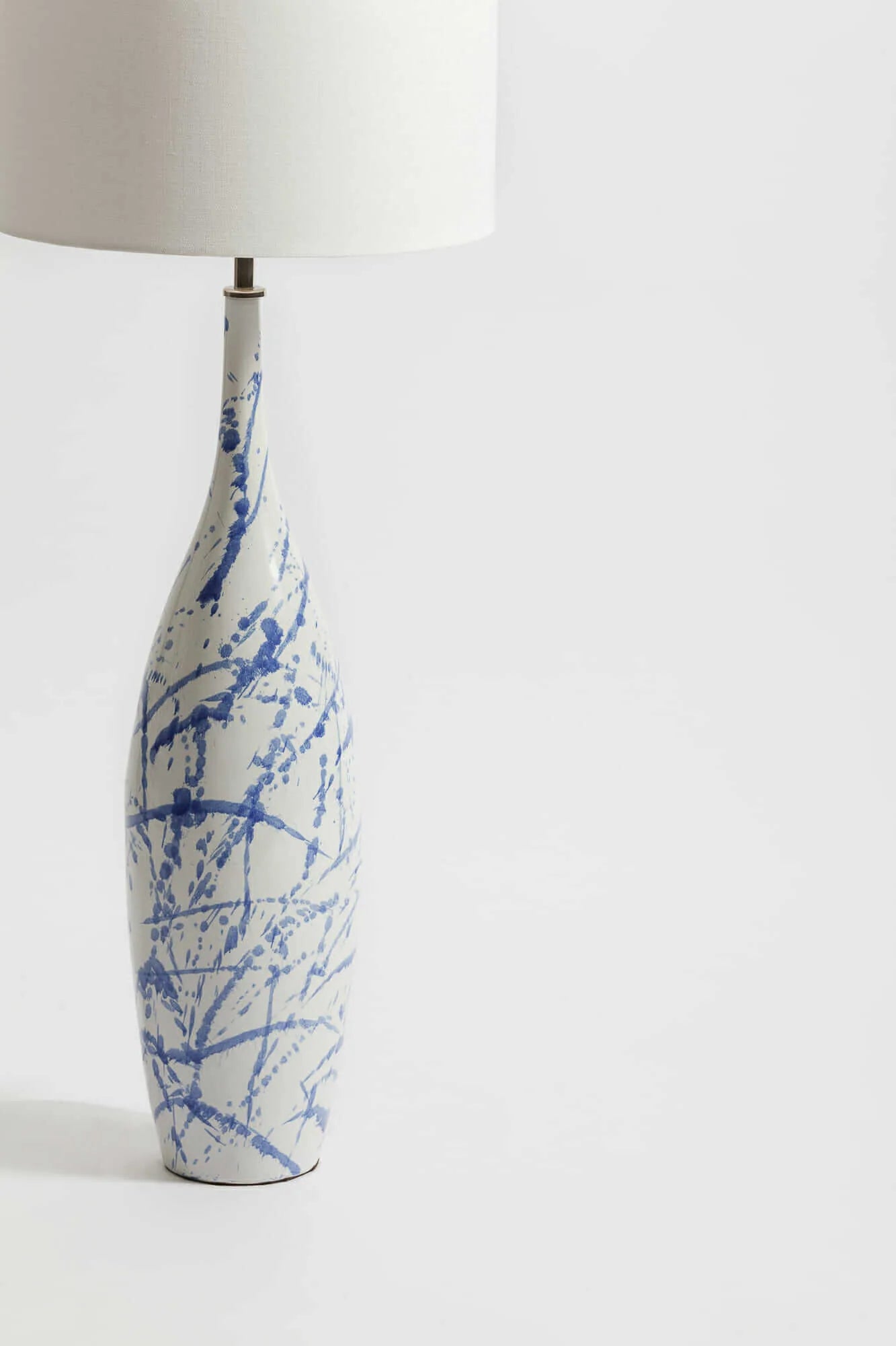 Splash Ceramic Lamp Blue