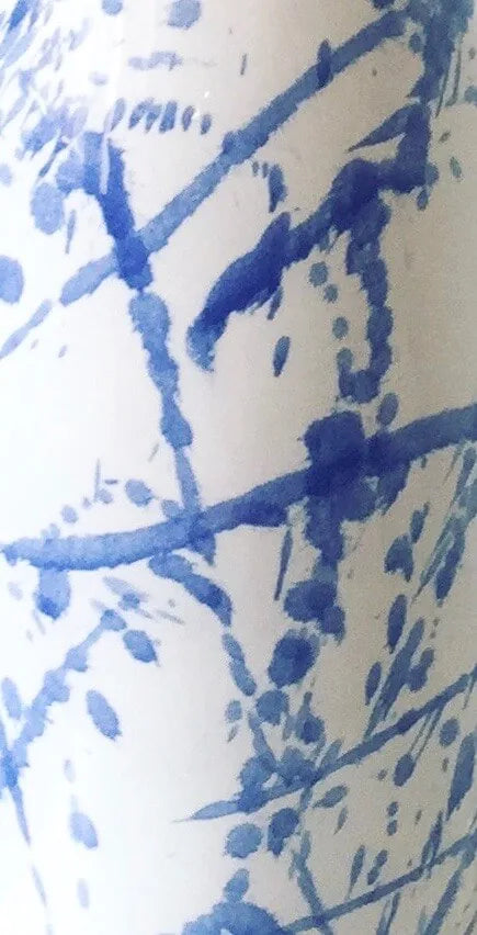 Splash Ceramic Lamp Blue