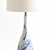 Splash Ceramic Lamp Blue