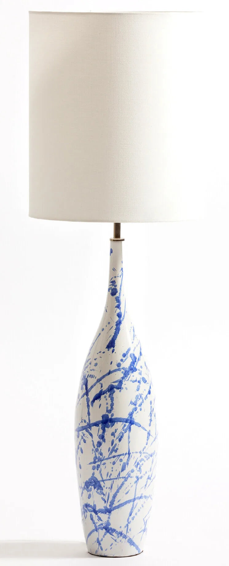 Splash Ceramic Lamp Blue