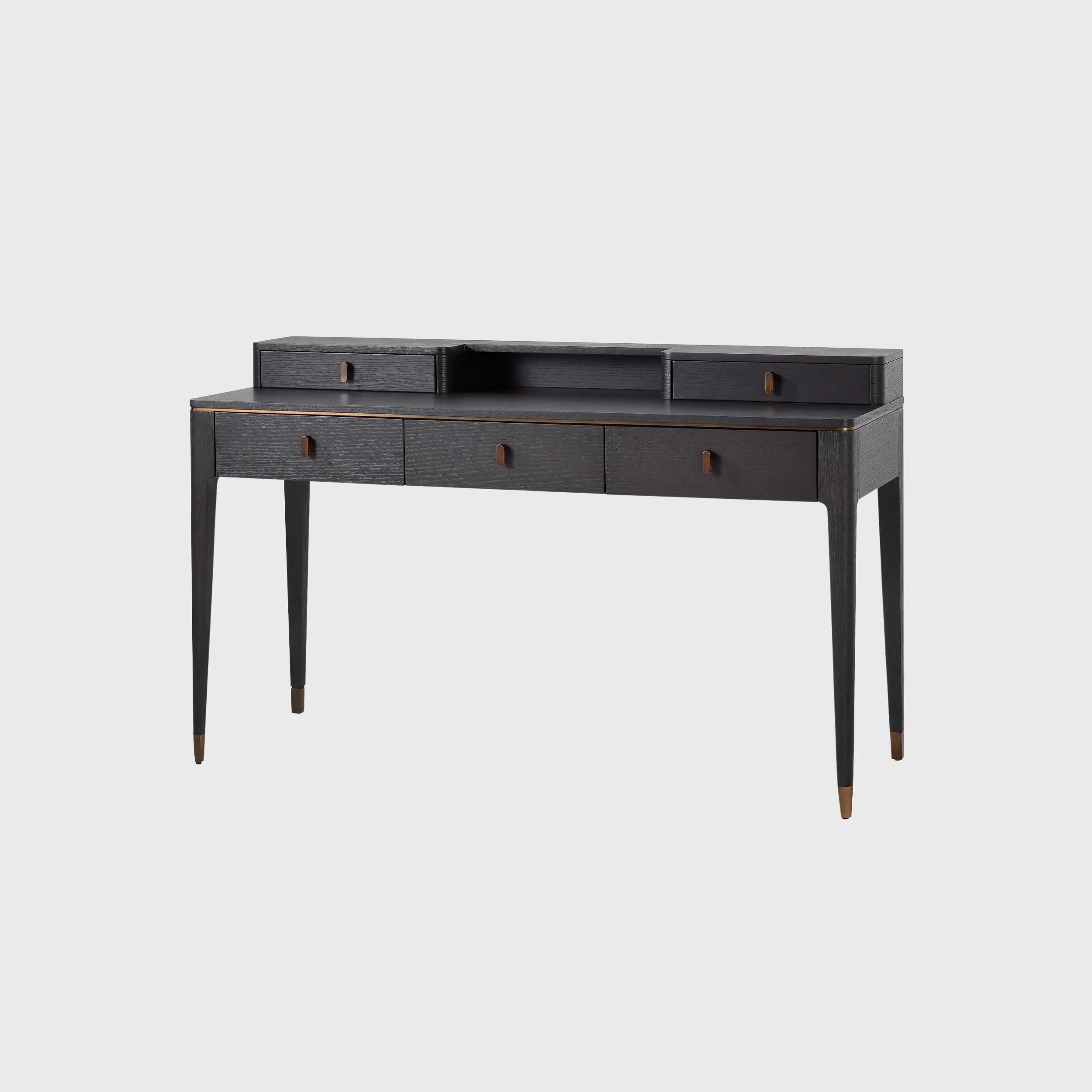 Studio Desk With 5 Drawers in Macchiato