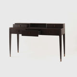 Studio Desk 5 Drawers Espresso Oak