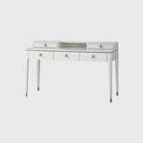 Studio Desk with 5 drawers in White Ash