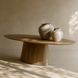 Tavamo Dining Table - Oval - Walnut