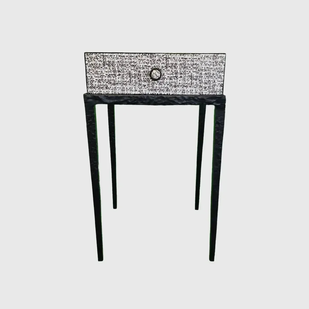 Taper Table Bronze Pavoni Leather