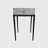 Taper Table Bronze Pavoni Leather