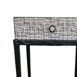 Taper Table Bronze Pavoni Leather