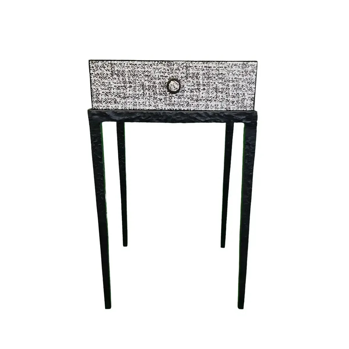 Taper Table Bronze Pavoni Leather