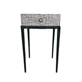 Taper Table Bronze Pavoni Leather