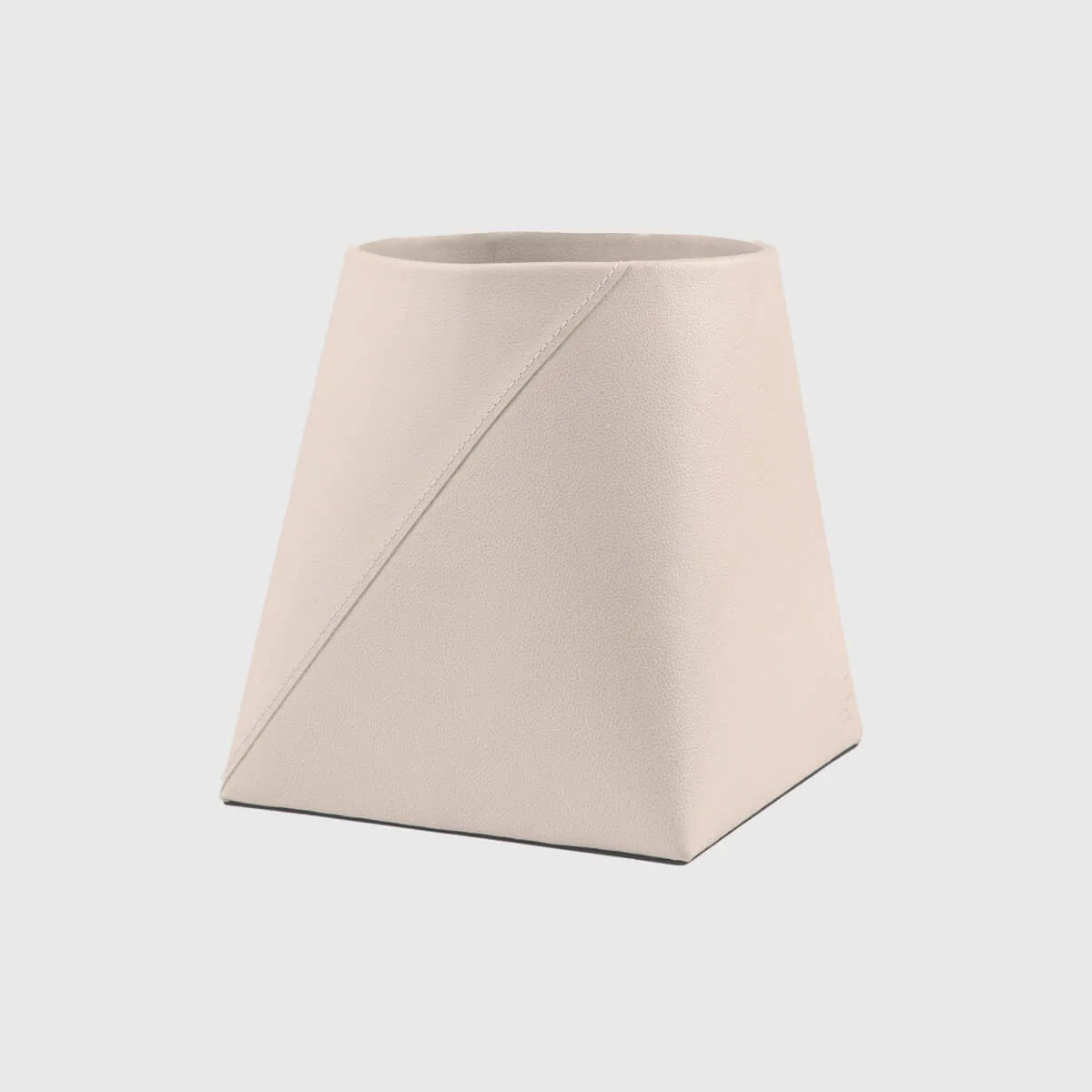 Tapered Waste Bin Pumice Leather