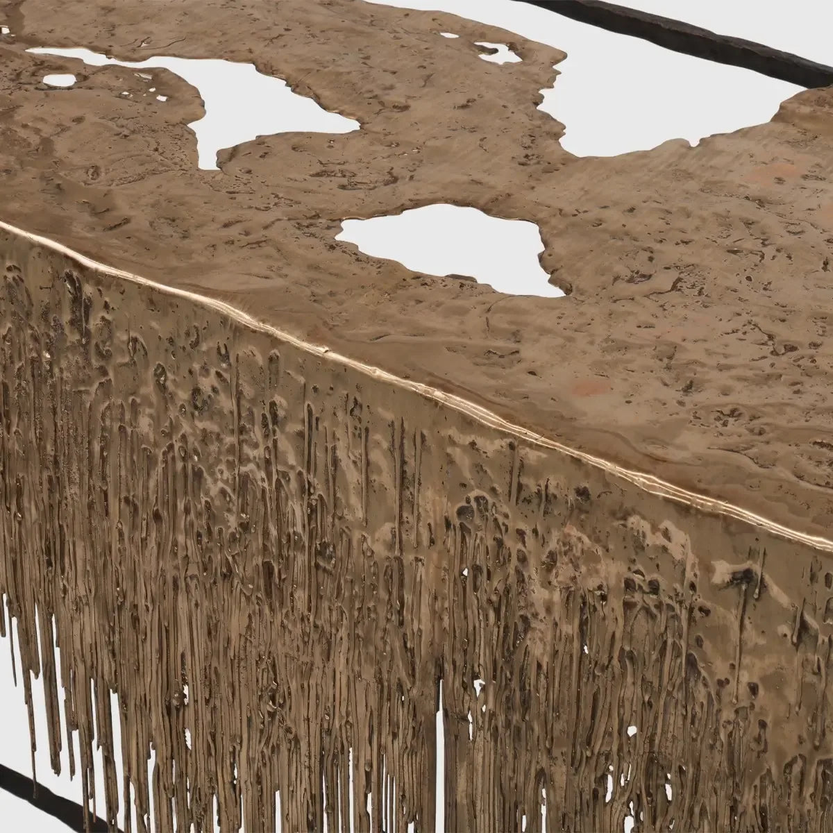 The Waterfall Bronze Console
