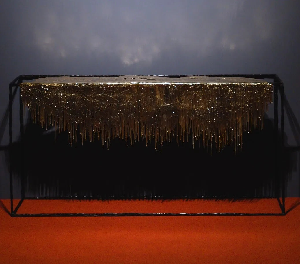 The Waterfall Bronze Console