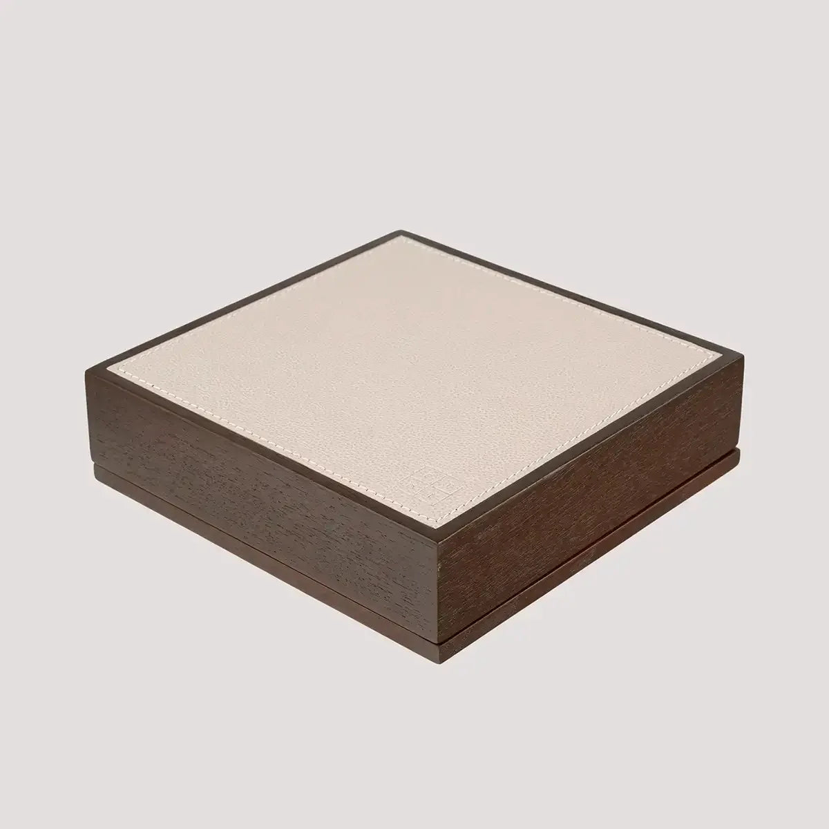 Tic Tac Toe Leather Box Pumice