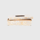 Tissue Box Rectangle Mother of Pearl