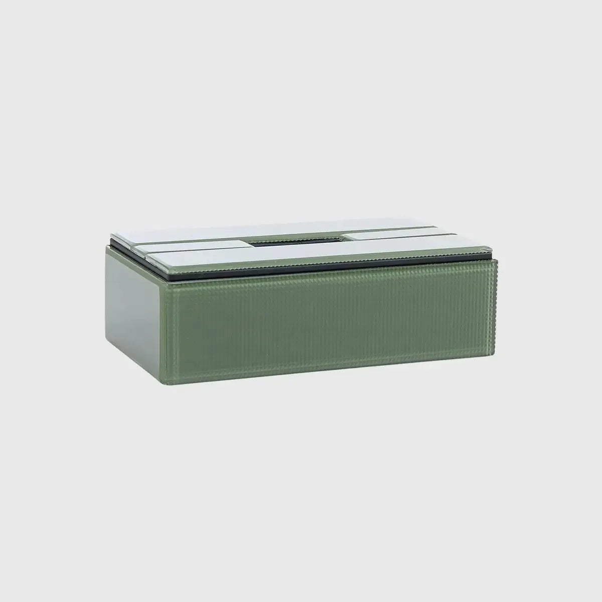 Tissue Box Rectangular Olive