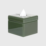 Tissue Box Square Olive