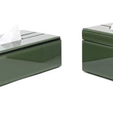 Tissue Box Square Olive