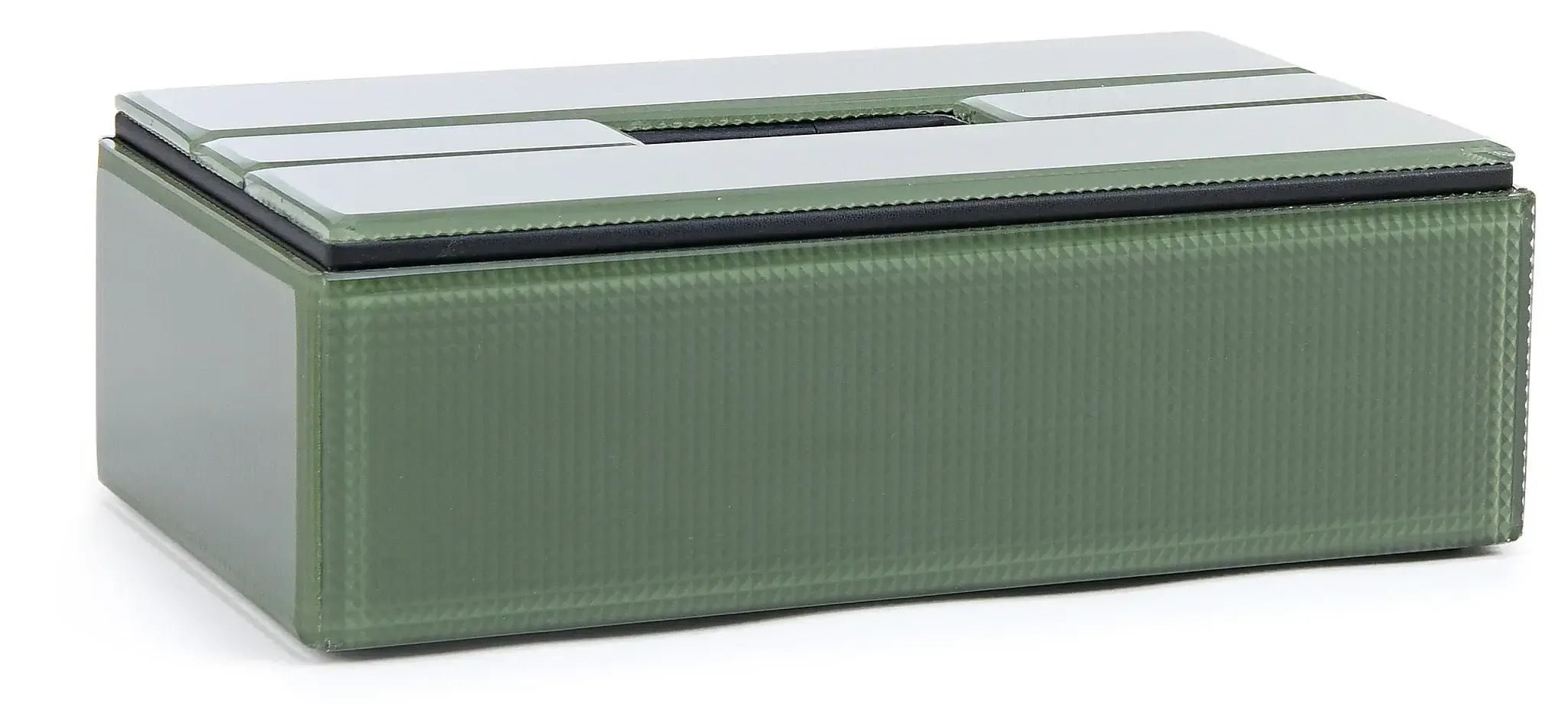 Tissue Box Square Olive