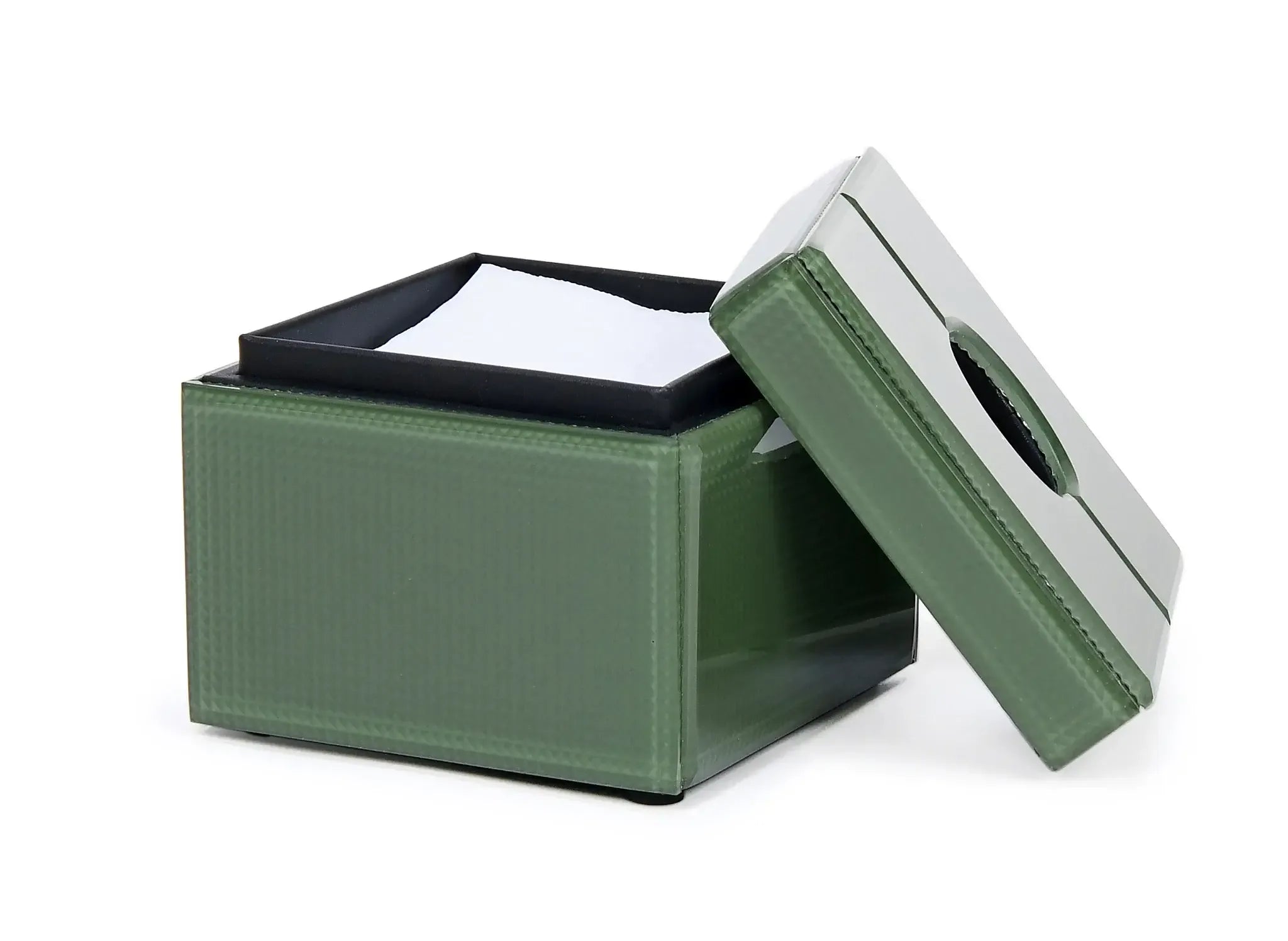 Tissue Box Square Olive