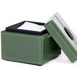 Tissue Box Square Olive