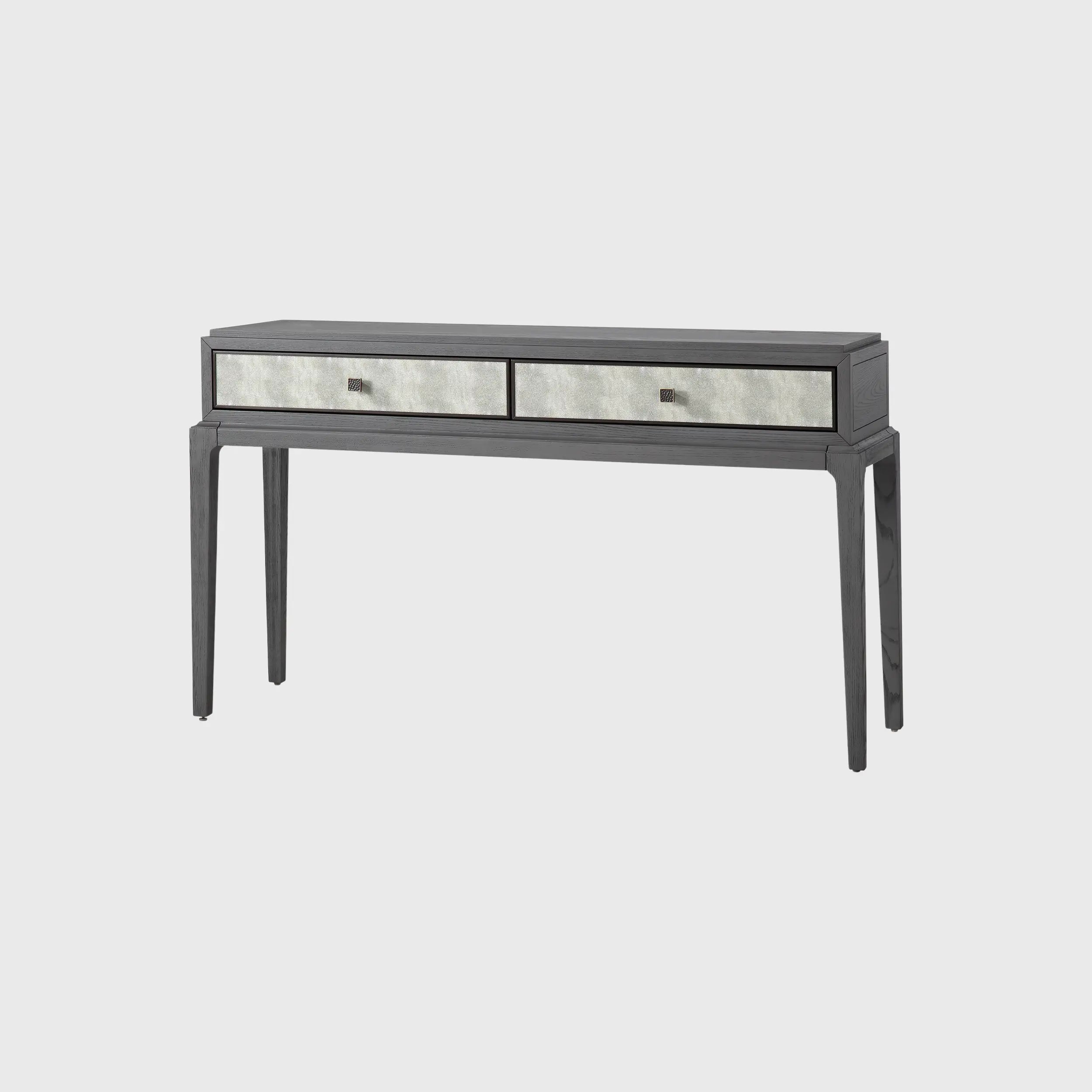 Astoria Console Graphite Grey with Shagreen