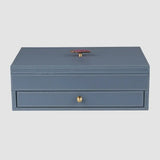 Treasure Box Blue Leather